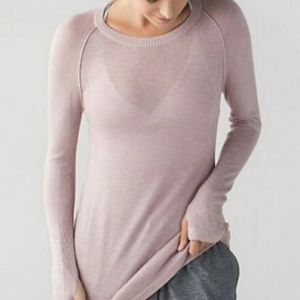 Lululemon Sunshine Coast pink sweater